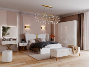 Спальня Рише белый глянец с перламутром в Ишиме - ishim.magazinmebel.ru | фото - изображение 1