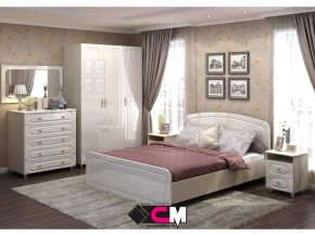 Спальня Виктория МДФ с большим комодом в Ишиме - ishim.magazinmebel.ru | фото