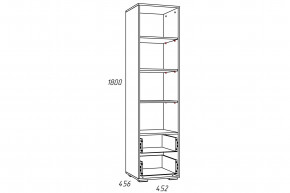 Стеллаж Лилу НМ 041.03 Птички в Ишиме - ishim.magazinmebel.ru | фото - изображение 2