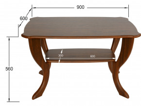 Стол журнальный Маэстро СЖ-01 орех в Ишиме - ishim.magazinmebel.ru | фото - изображение 2