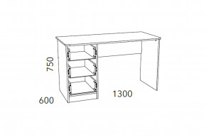 Стол письменный Фанк НМ 011.47-01 М2 в Ишиме - ishim.magazinmebel.ru | фото - изображение 3
