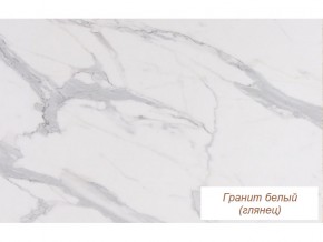Столешница Гранит белый глянец 26 мм в Ишиме - ishim.magazinmebel.ru | фото - изображение 1