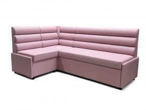 Угловой диван Призма Валики с коробами розовый в Ишиме - ishim.magazinmebel.ru | фото
