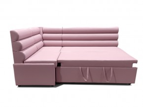 Угловой диван Призма Валики со спальным местом розовый в Ишиме - ishim.magazinmebel.ru | фото - изображение 3